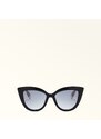Furla Sunglasses Occhiali Da Sole Nero Nero Acetato Biologico + Nylon Donna