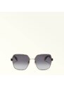 Furla Sunglasses Occhiali Da Sole Nero Nero Metallo + Acetato Donna