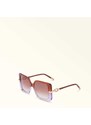 Furla Sunglasses Occhiali Da Sole Alba Rosa Acetato + Metallo + Nylon Donna