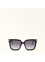 Furla Sunglasses Occhiali Da Sole Nero Nero Acetato + Metallo + Nylon Donna
