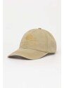 Gant berretto da baseball in cotone colore beige con applicazione
