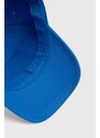 Armani Exchange berretto da baseball in cotone colore blu navy con applicazione