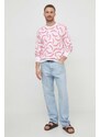 United Colors of Benetton maglione uomo colore rosa