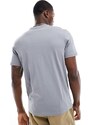 Napapijri - Salis - T-shirt grigia con logo piccolo-Grigio