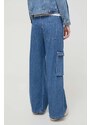 Levi's jeans BAGGY CARGO DENIM donna colore blu