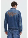 Guess Originals giacca di jeans uomo colore blu navy