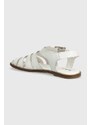 Barbour sandali in pelle Macy donna colore bianco LFO0683WH12
