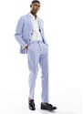 Selected Homme - Pantaloni da abito slim blu