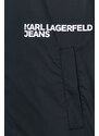 Karl Lagerfeld Jeans giacca reversibile uomo colore blu