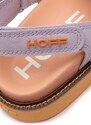 Hoff sandali in pelle ROAD LILA donna colore violetto 12412002