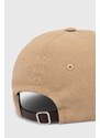 Universal Works berretto da baseball in cotone Baseball Hat colore beige con applicazione 30811.SUMMER.OAK