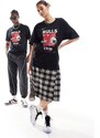 Nike Basketball - NBA Chicago Bulls - T-shirt unisex nera con logo-Nero