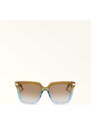 Furla Sunglasses Occhiali Da Sole Mineral Green Verde Acetato + Metallo + Nylon Donna
