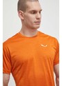 Salewa maglietta sportiva Puez Melange colore arancione