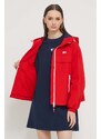 Tommy Jeans giacca donna colore rosso