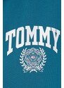 Tommy Jeans felpa donna colore verde