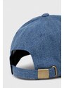 Vans cappelo con visiera jeans colore blu con applicazione