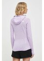 The North Face giacca donna colore violetto con cappuccio