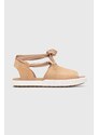 Sorel sandali in camoscio ONA STREETWORKS DRILLE F donna colore beige 2069891246