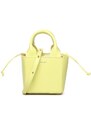 DATE CUBO BAG LEATHER YELLOW