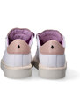 Panchic sneaker P01 pelle suede bianco rosa