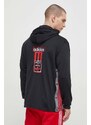 adidas Originals felpa Adibreak Full-Zip Hoodie uomo colore nero con cappuccio IM8209