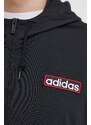 adidas Originals felpa Adibreak Full-Zip Hoodie uomo colore nero con cappuccio IM8209
