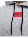 Hugo Red HUGO - Daratschi214 - Felpa con cappuccio in grigio