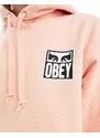 Obey - Icon Eye - Felpa unisex color pesca-Rosa