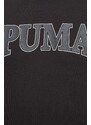 Puma felpa SQUAD uomo colore nero con cappuccio 624211