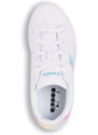 Sneakers bianche da bambina con logo arcobaleno Diadora Game Step Bloom PS