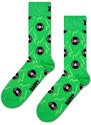 Happy Socks calzini Vinyl Green Sock colore verde