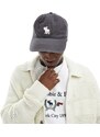 Abercrombie & Fitch - Icon - Cappellino con visiera nero con logo in silicone