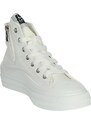 Sneakers alte Donna Refresh 170676 Tessuto Bianco -