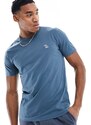 Abercrombie & Fitch - Elevated Icon - T-shirt blu medio con logo