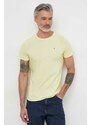 Tommy Jeans t-shirt uomo colore giallo