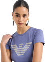 Emporio Armani T-shirt ASV in Jersey Organico con Maxi Stampa Aquila