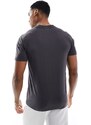 Abercrombie & Fitch - Elevated Icon - T-shirt antracite con logo-Grigio
