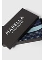 Marella foulard in seta colore blu navy