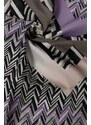 Missoni foulard in seta colore violetto