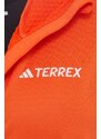 adidas TERREX felpa da sport Xperior colore arancione con cappuccio IQ3720