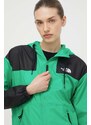 The North Face giacca donna colore verde