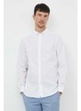 Barbour camicia in cotone uomo colore bianco