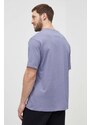 Champion t-shirt in cotone uomo colore violetto 219787