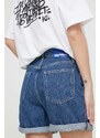Karl Lagerfeld Jeans pantaloncini di jeans donna colore blu navy