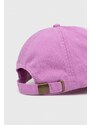 Billabong berretto da baseball in cotone colore rosa con applicazione