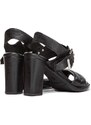 A.S.98 sandalo BASILE in pelle nera