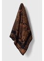 Weekend Max Mara foulard in seta colore marrone
