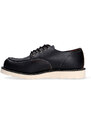REDWING Red Wing Moc Oxford pelle nera