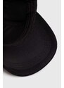 Karl Lagerfeld berretto da baseball colore nero con applicazione